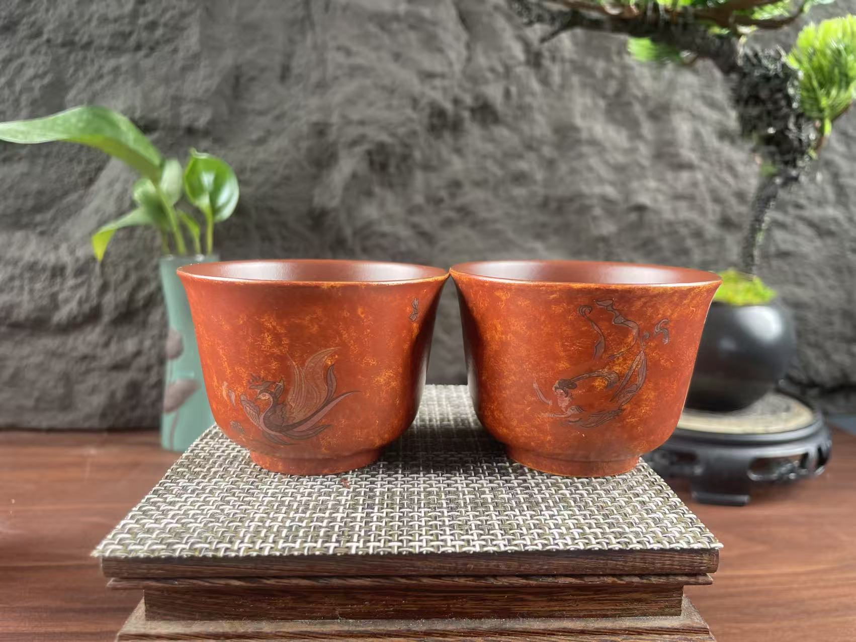 Yixing purple clay set