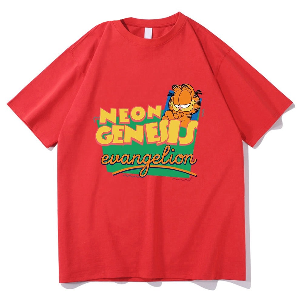 Neon Genesis Evangelion Garfield Tee