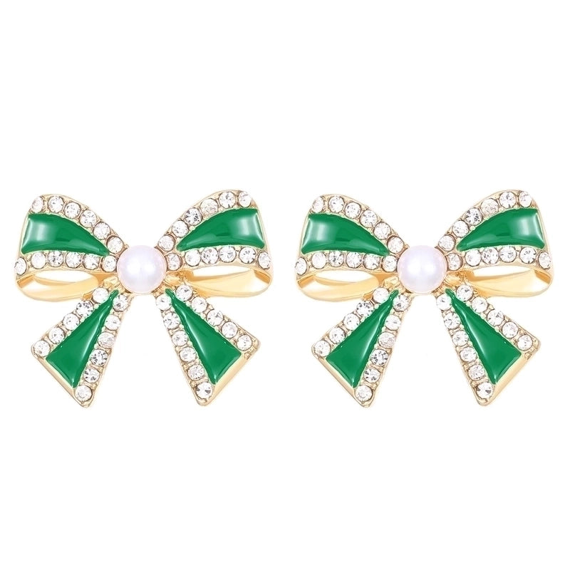 1 Pair Casual Sweet Minimalist Bow Knot Alloy Ear Studs