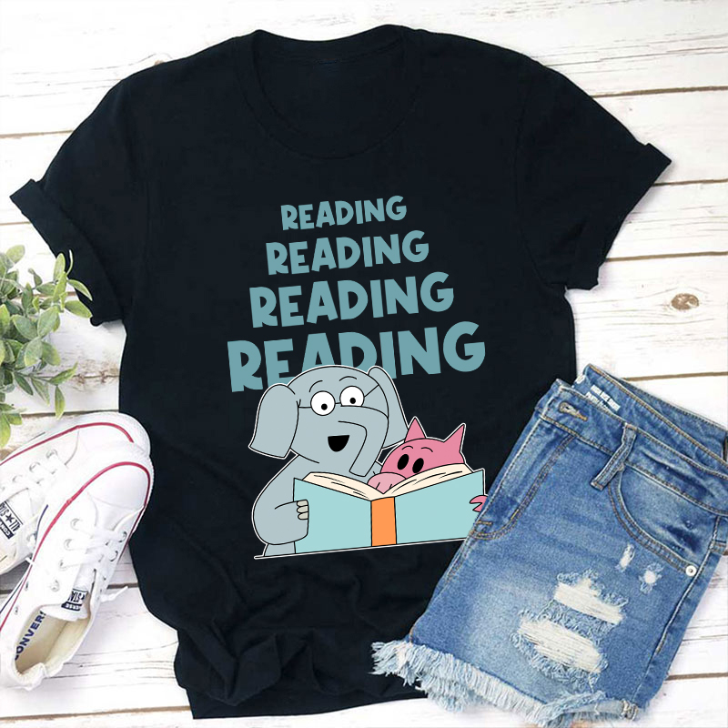 Reading Reading Reading Teacher T-Shirt