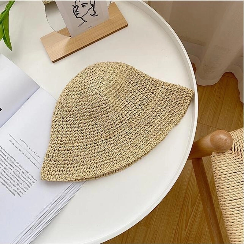 Women's Vacation Minimalist Bow Knot Big Eaves Sun Hat