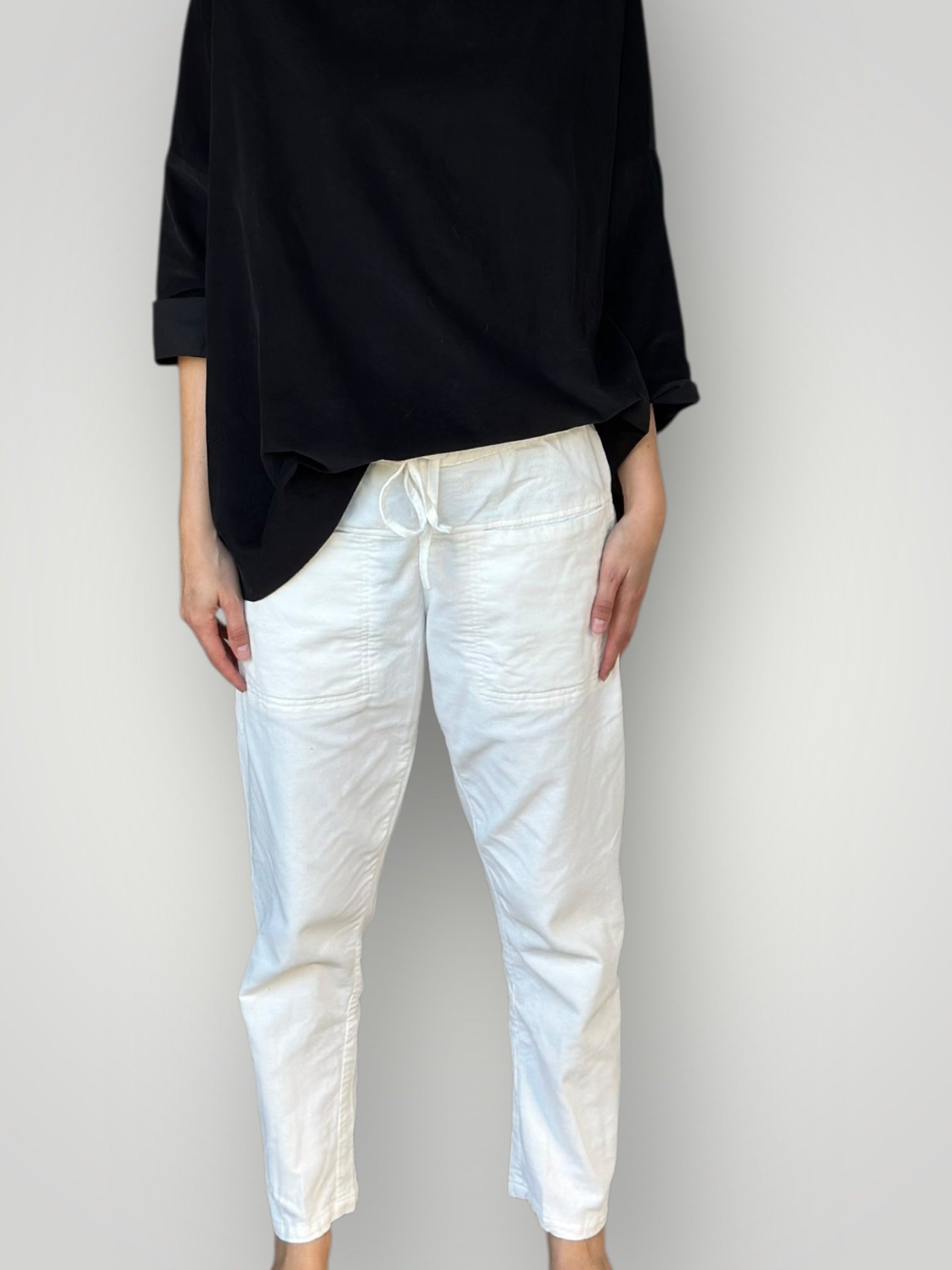jessie pants - winter white cord