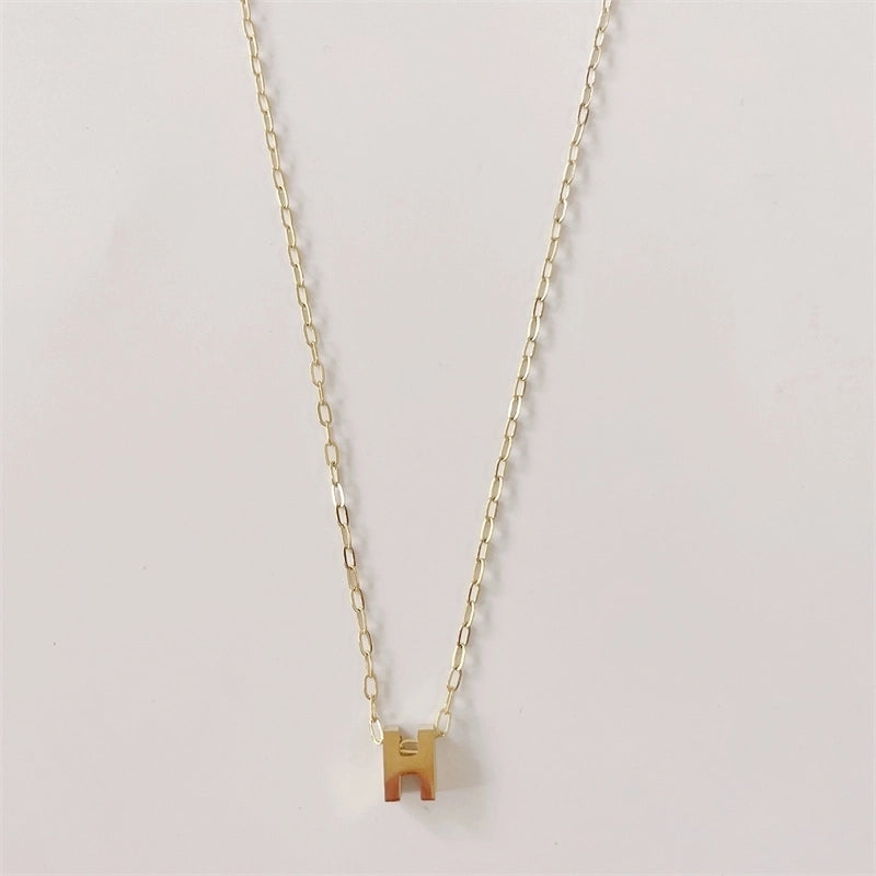 Casual Classic Style Streetwear Letter 304 Stainless Steel Plating Pendant Necklace
