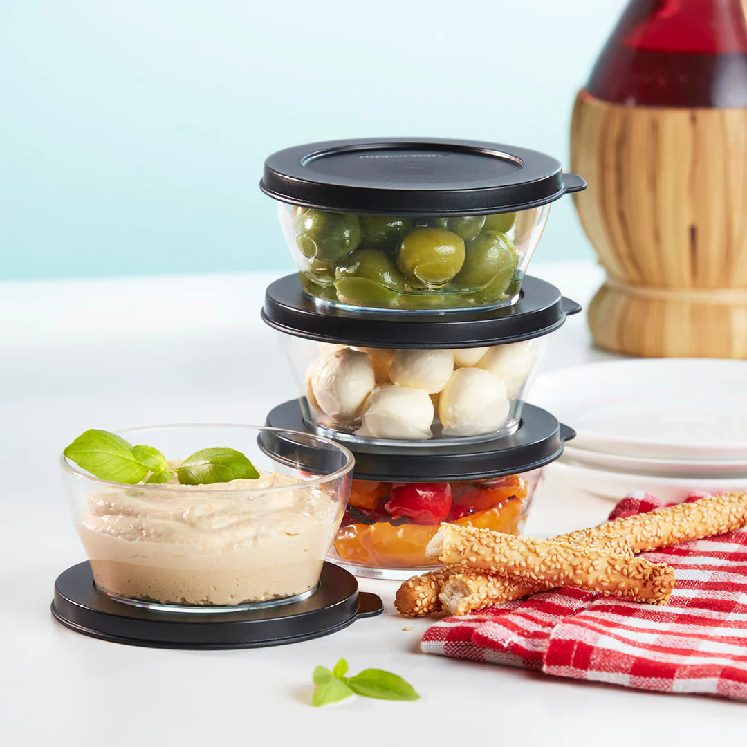 ECO+ CLEAR SNACK BOWL SET