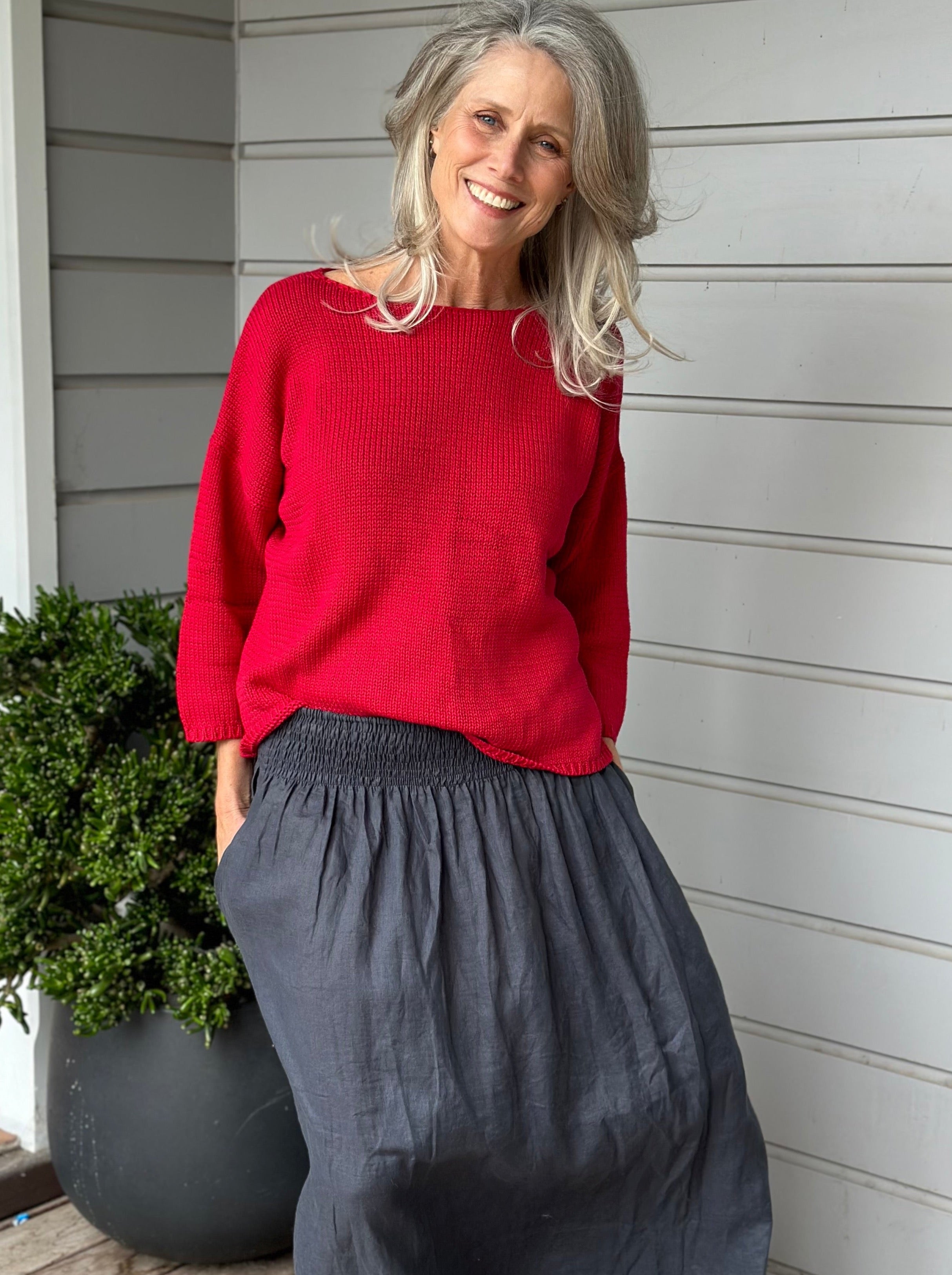 ashton jersey - red cotton