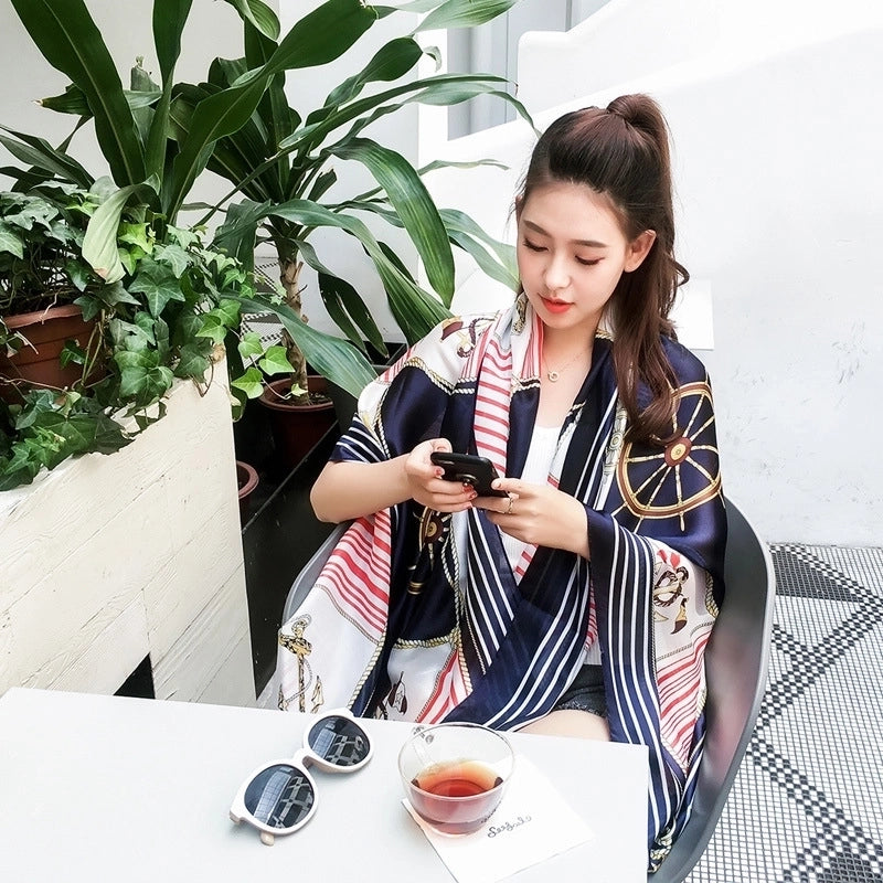 Fashion Silk Scarf (707 Main Color) Nhcj0164-707 Main Color