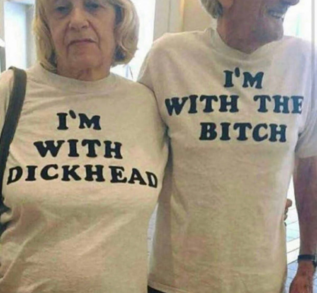 I'm With Dickhead Tee