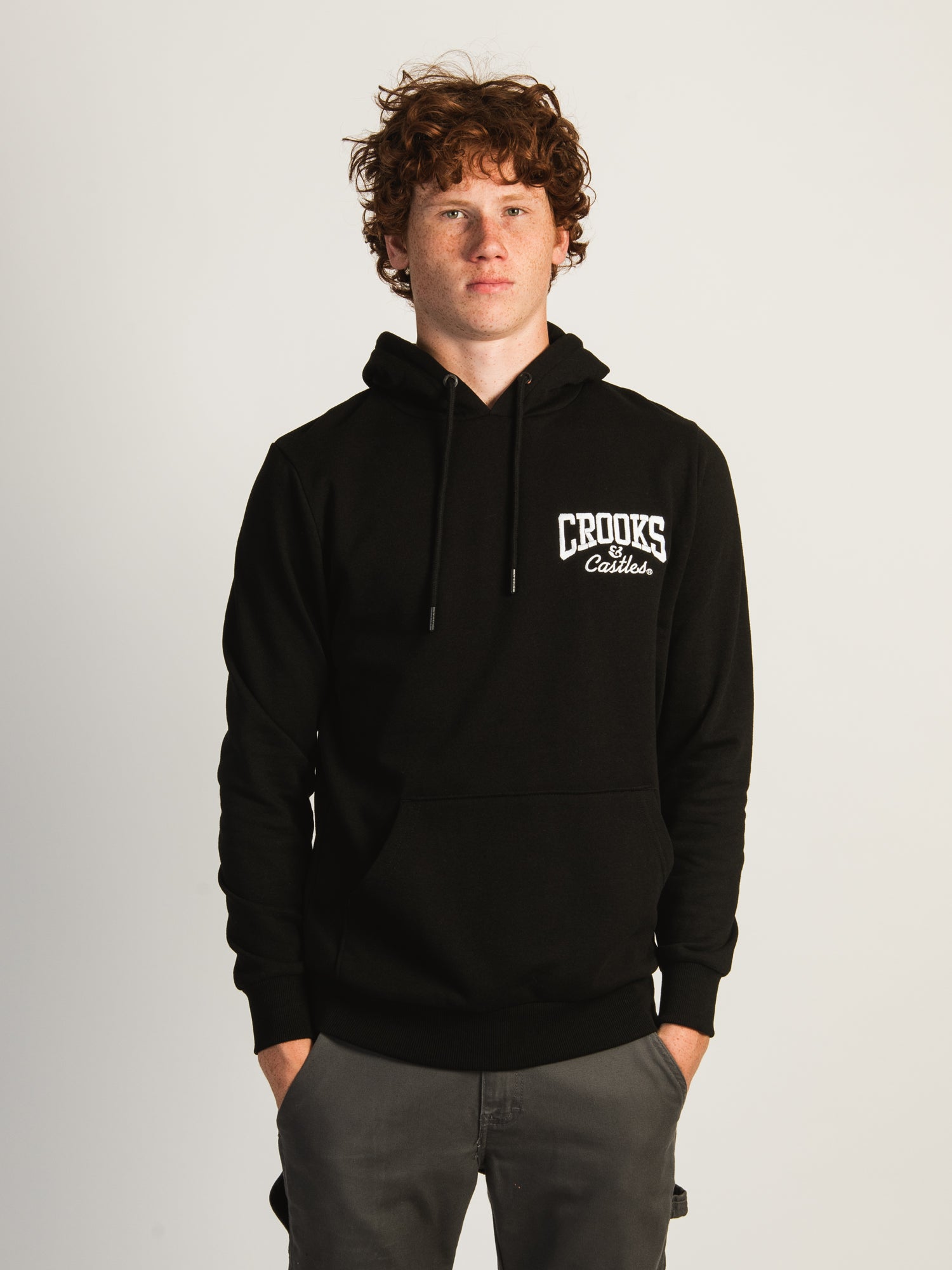 CROOKS & CASTLES GOTHIC MEDUSA PULLOVER HOODIE