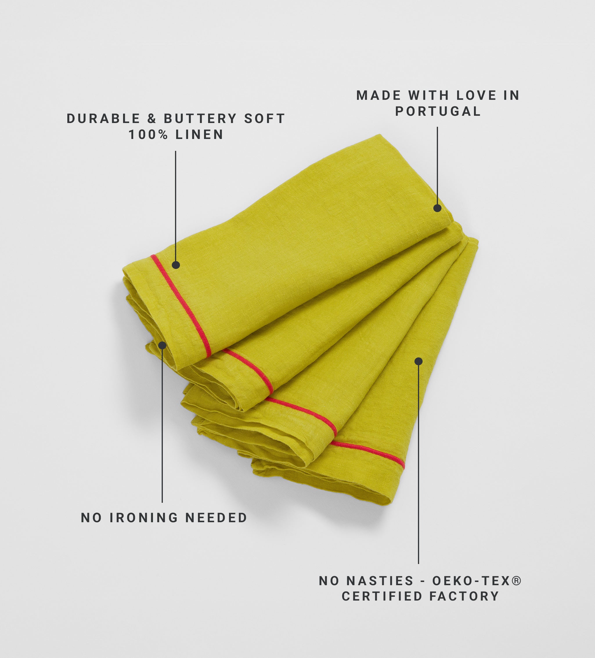100% Linen Napkins
