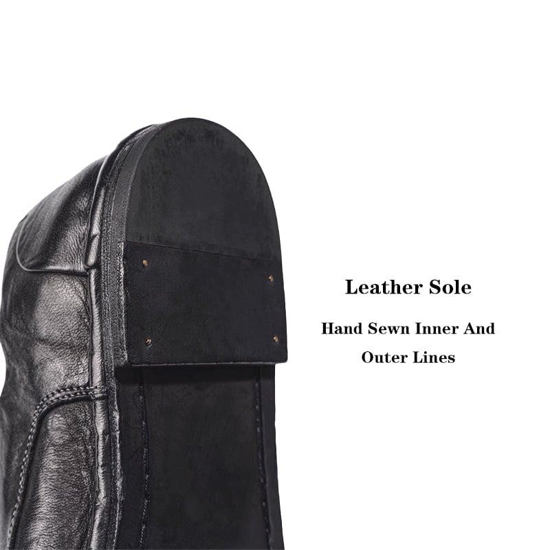 Handmade Stitching Lightweight Horse Leather Oxford Shoes Lace-Up Casual Shoes in Black/Red