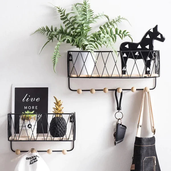 Criss-Cross Wall Utility Shelf