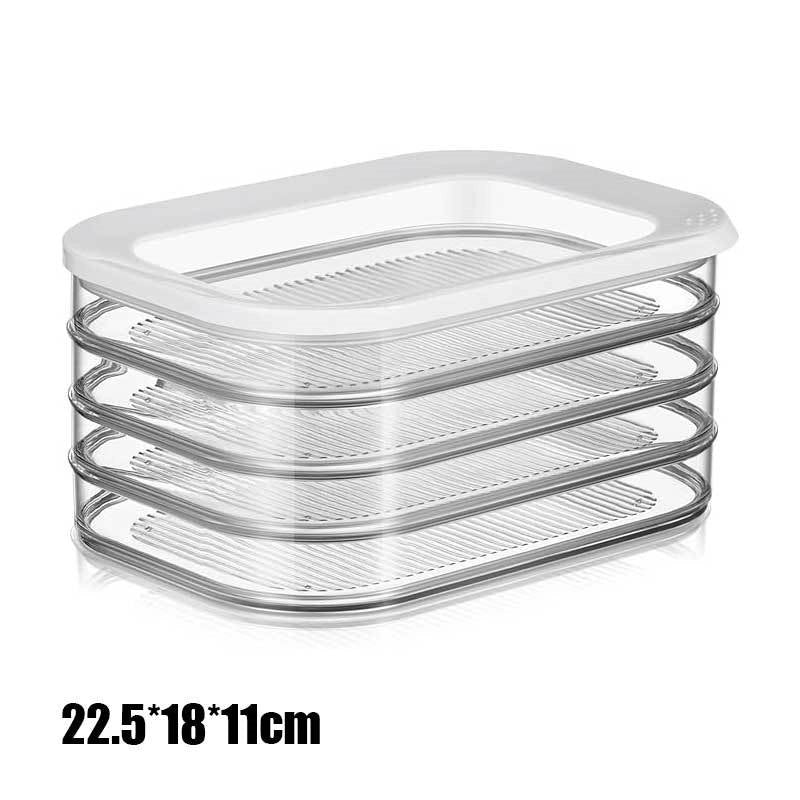 Minimalist Solid Color Plastic Storage Container Box
