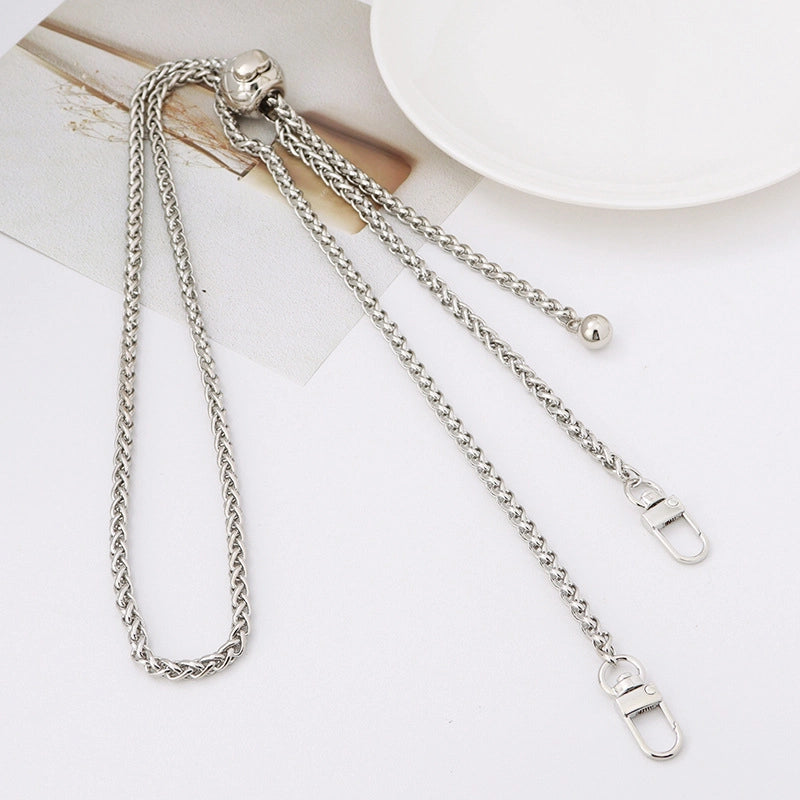 Alloy Solid Color Bag Chain Bag Straps