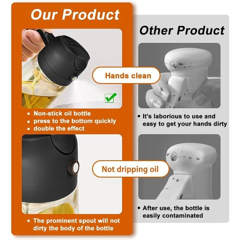 Oil Spray Oil Bottle Dispenser. Kitchen Gadgets.