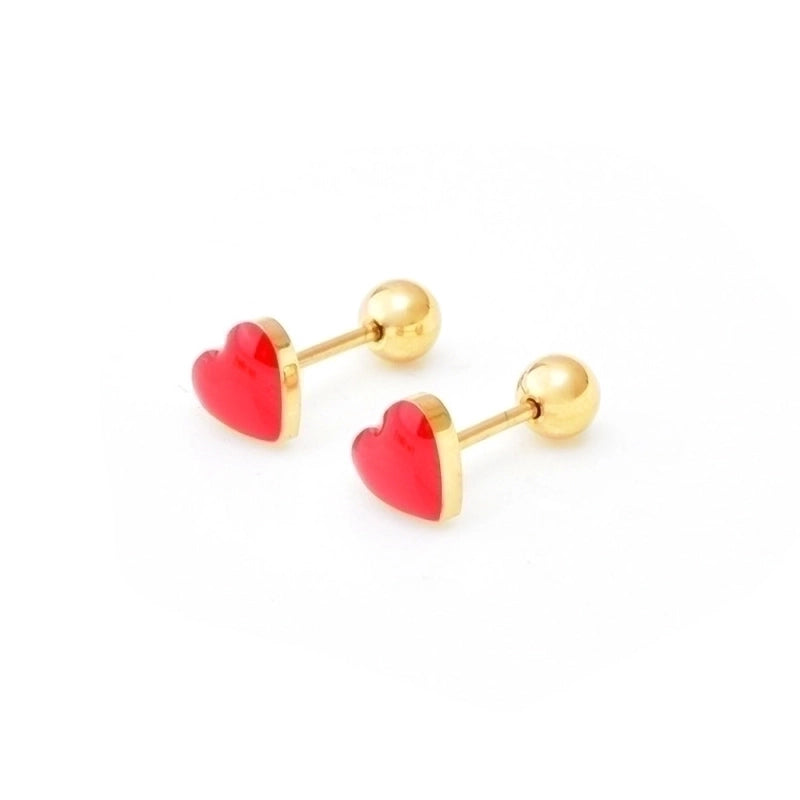 Geometric Pattern Plating Flowers 304 Stainless Steel 18K Gold Plated Stainless Steel Earrings