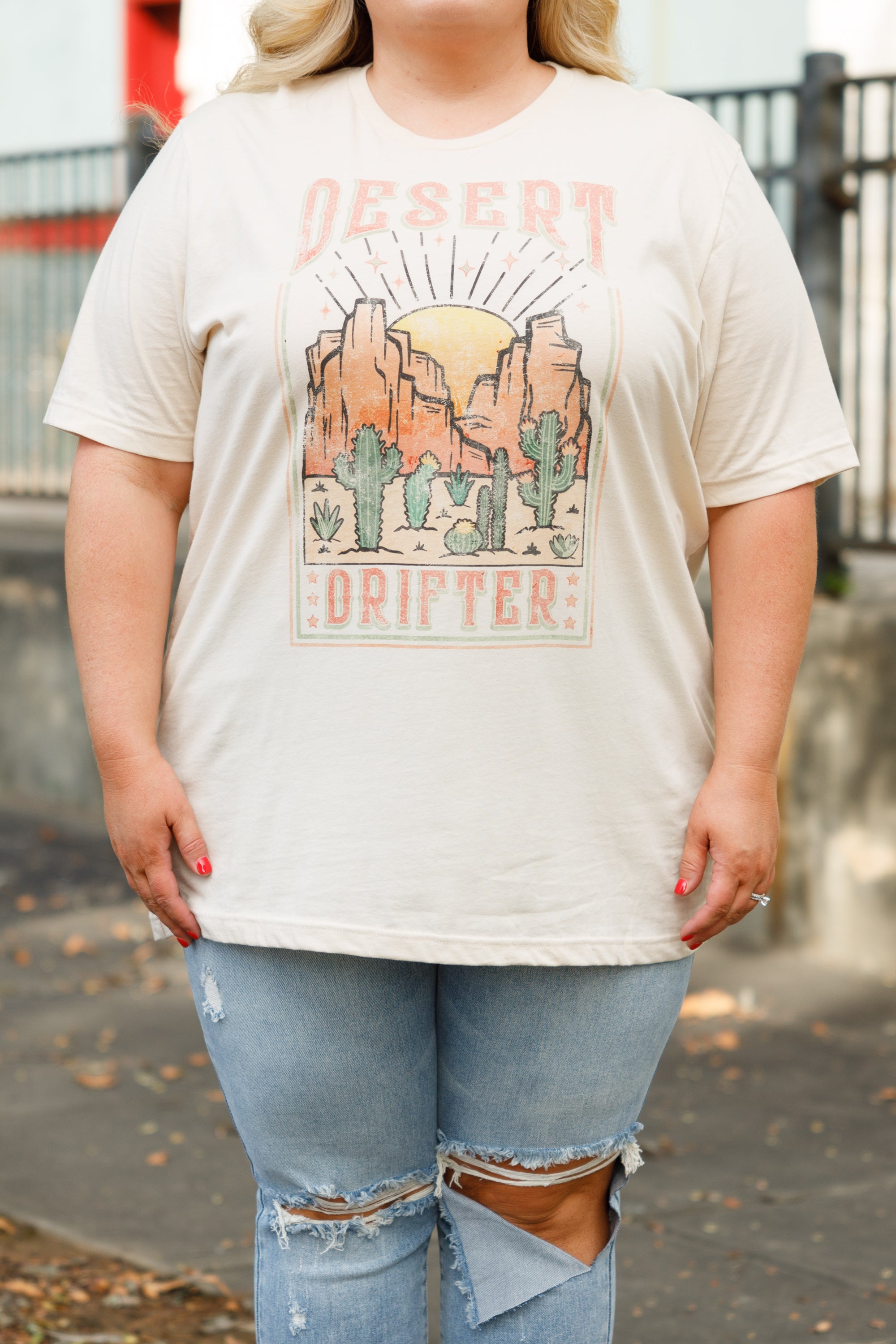 Arizona Plateau Tee. Soft Cream