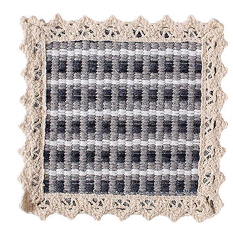 Pastoral Lattice Pure Cotton Tablecloths Artificial Decorations