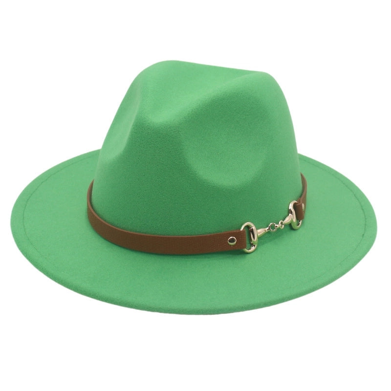 Top Hat Shanghai Beach Gentleman Performance Outdoor Travel Autumn And Winter Hat Fedora