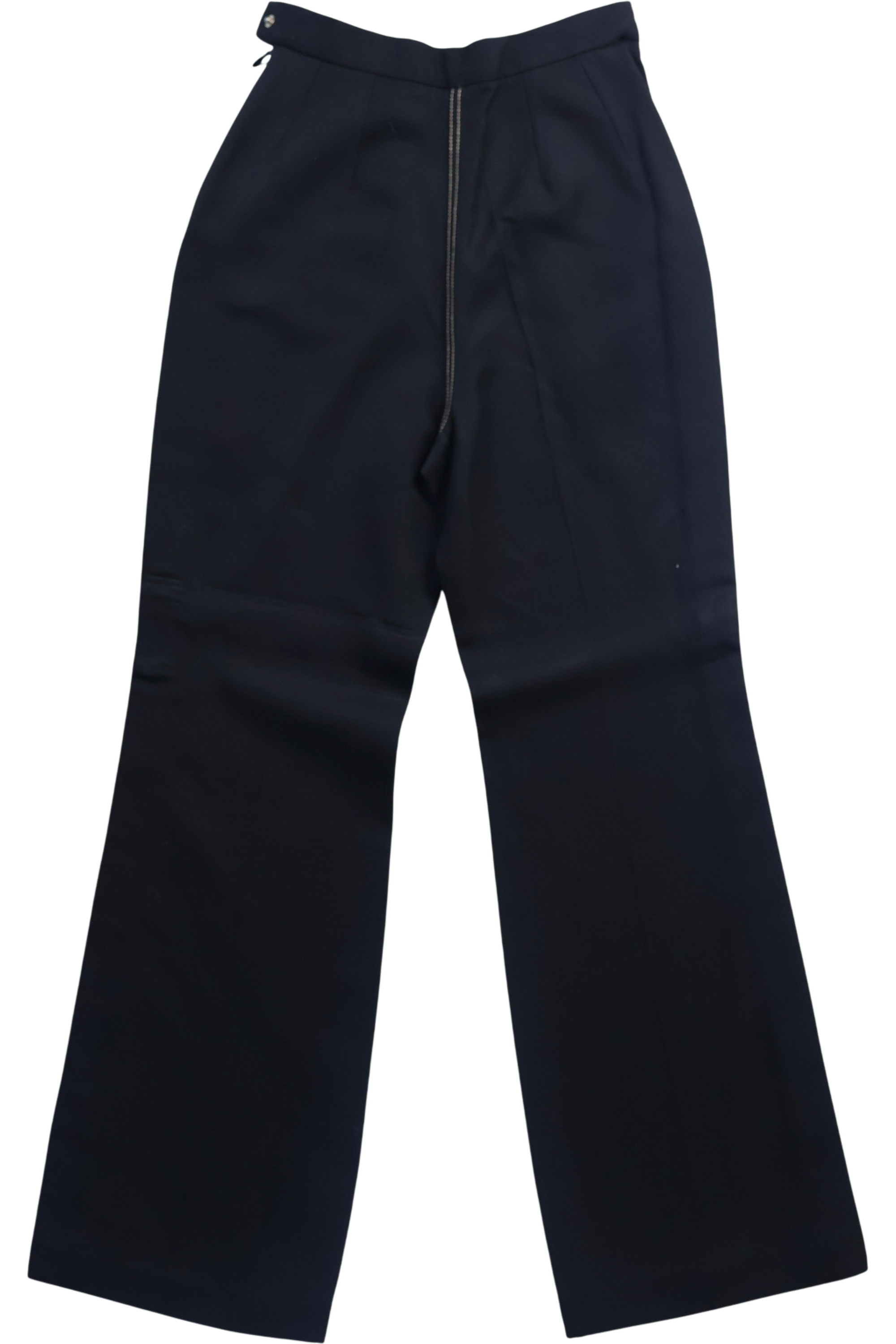 1990s Prada Sailor Trousers With Button Detail