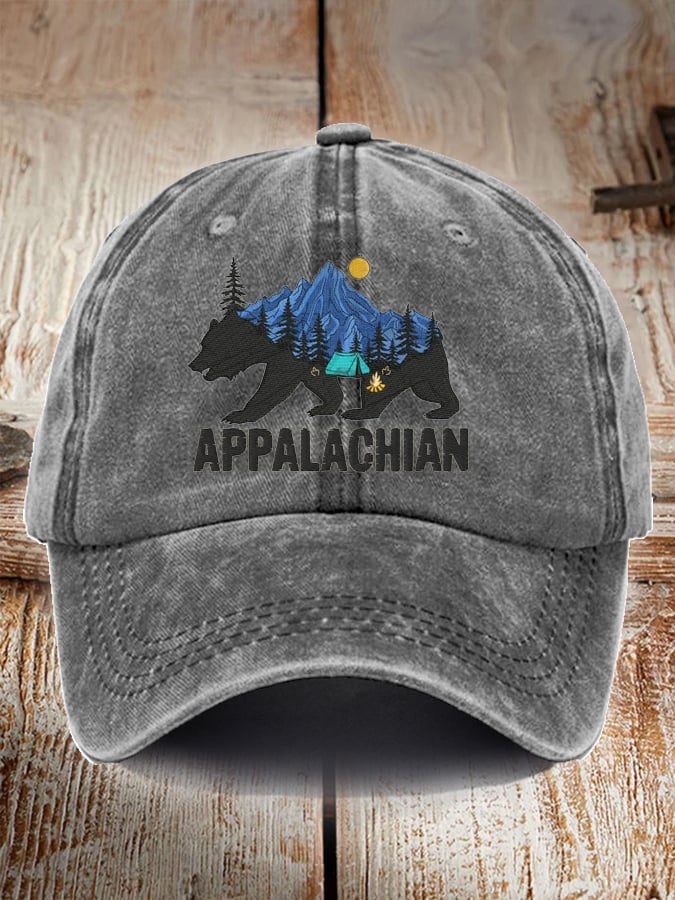 Unisex Distressed Washed Cotton Appalachia Strong Hot Spot Hat