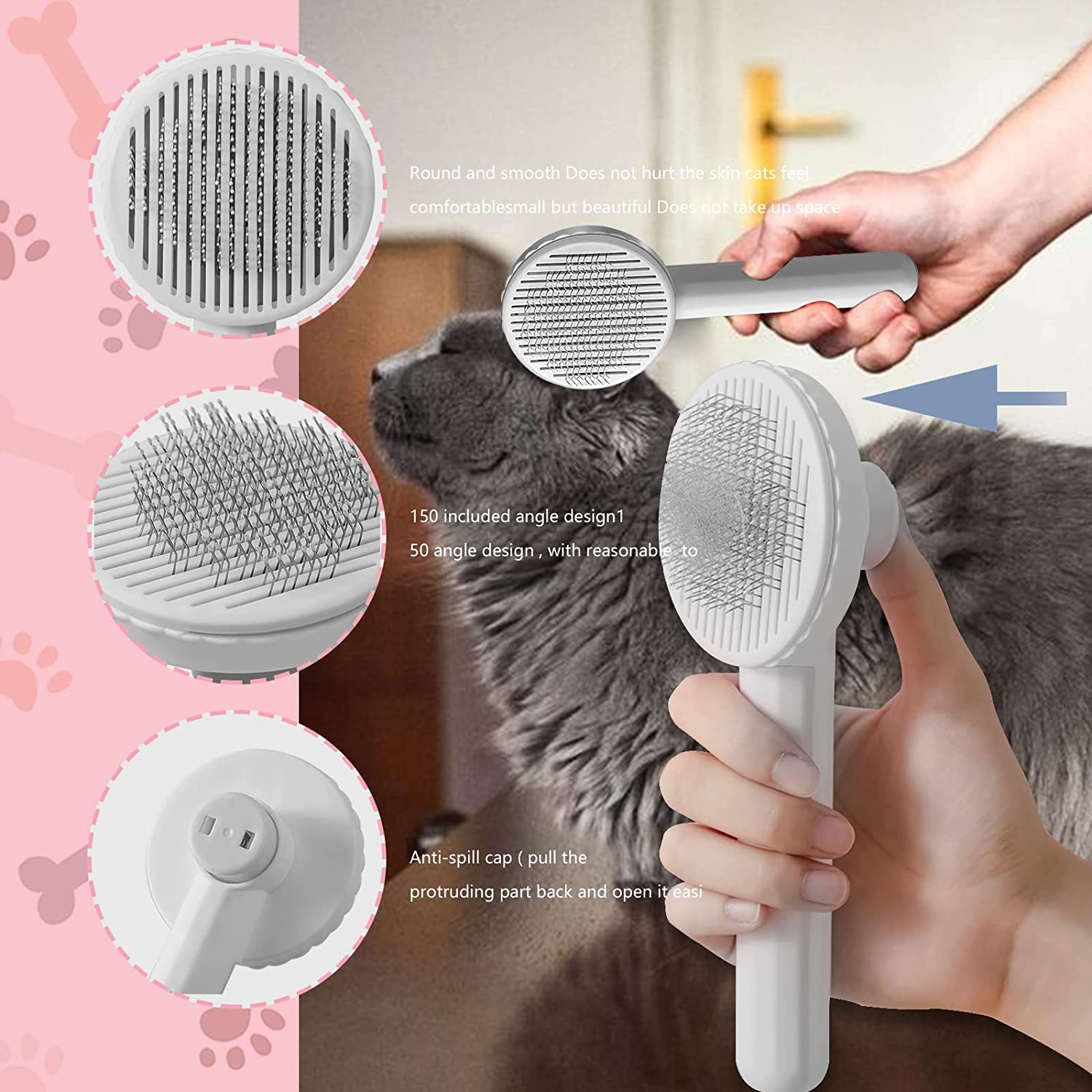 Self-Cleaning Pet Brush