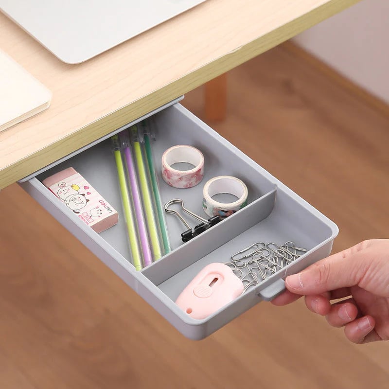 🔥Last Day Promotion 49% OFF - Under Desk Storage Drawer (💥Buy 2 Get Free Shipping💥)