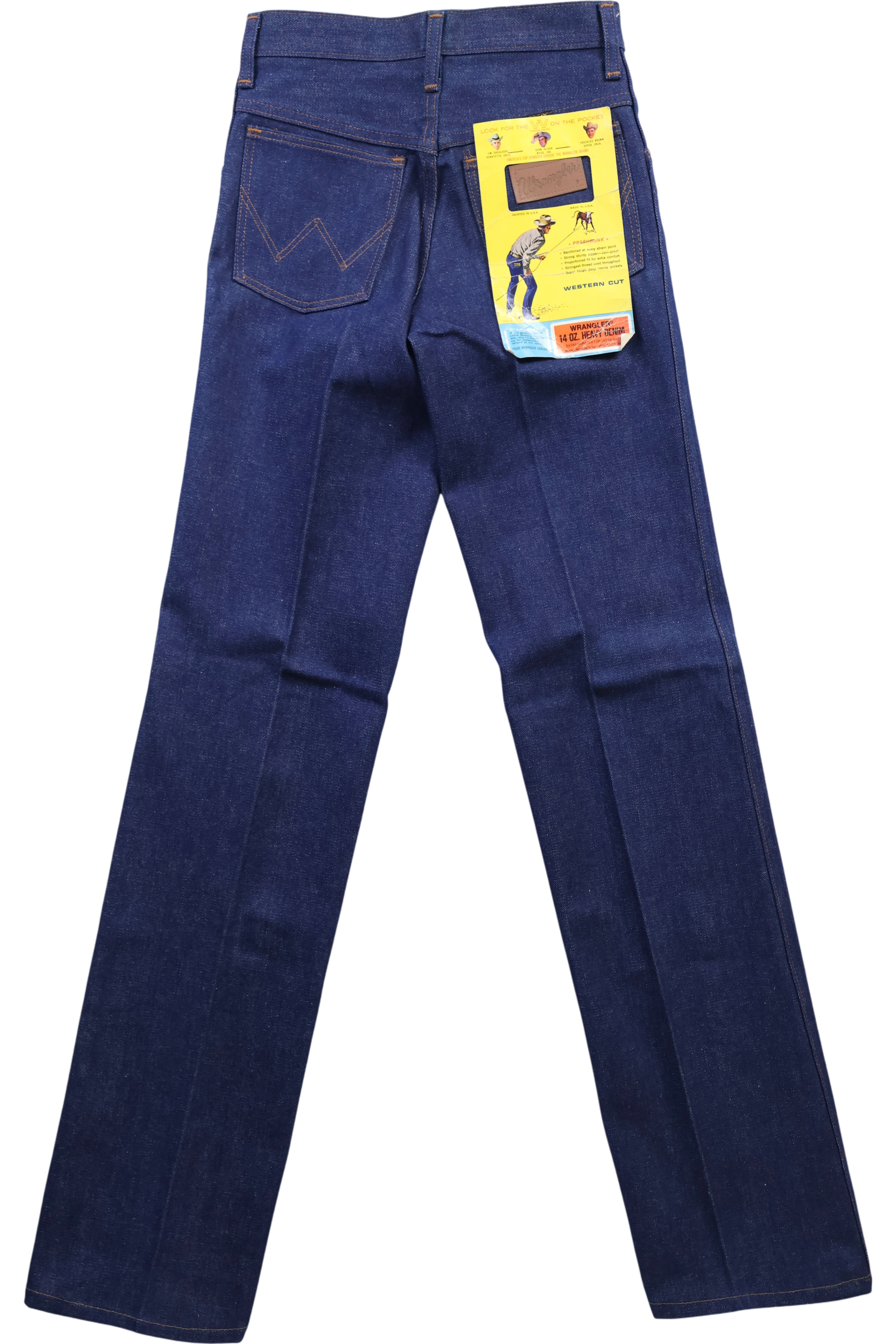 1970s Wrangler Western-Cut Dark Denim Jeans