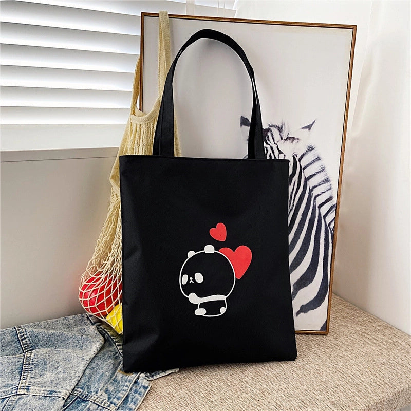 Women's Medium Nylon Animal Streetwear Square Zipper Shoulder Bag