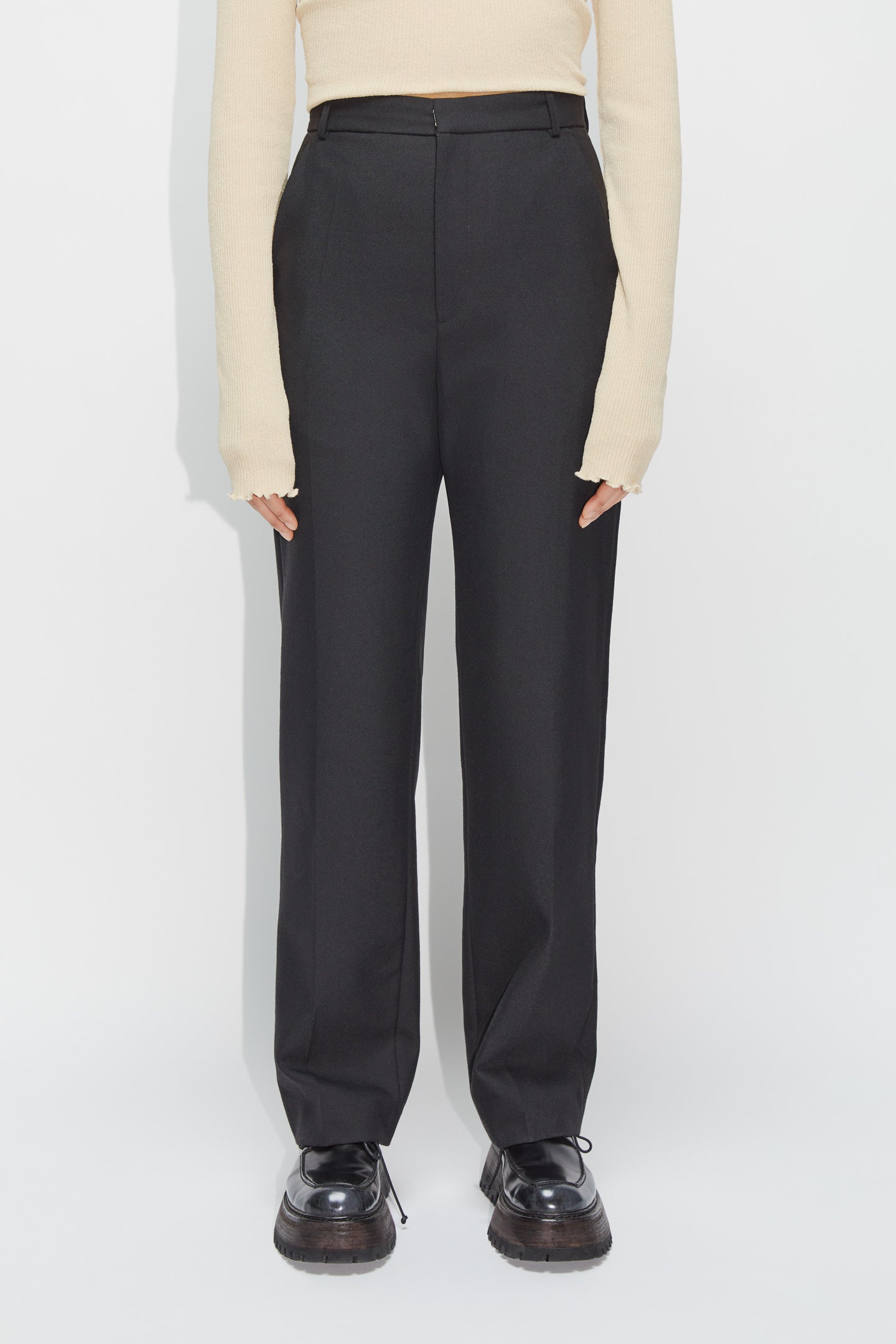 Straight-leg Suit Trousers