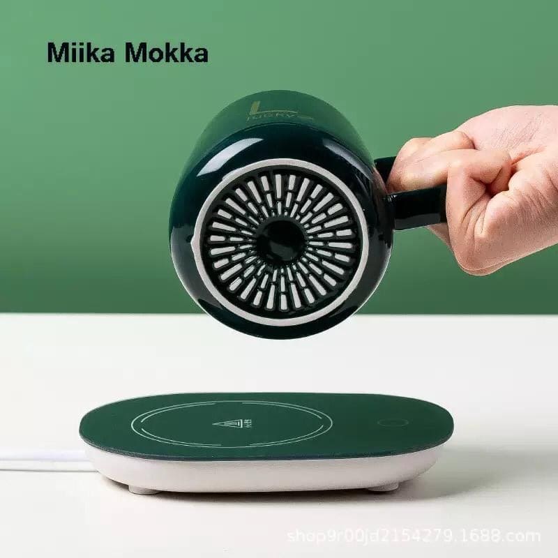 Cup Warmer Set With Ceramic Mug & Tea Spoon