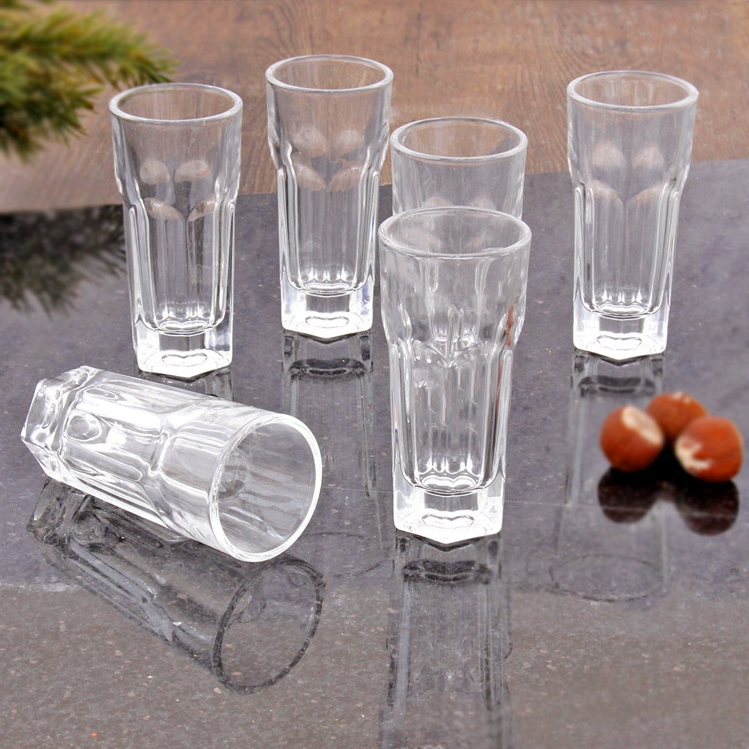 Glass Tall Shots 45ml (6 Shots)
