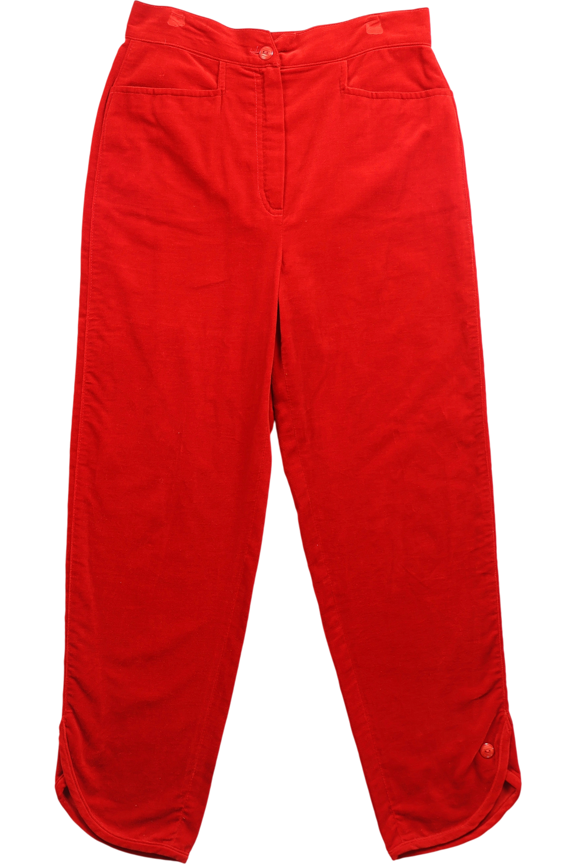1970s Red Velvet Trousers