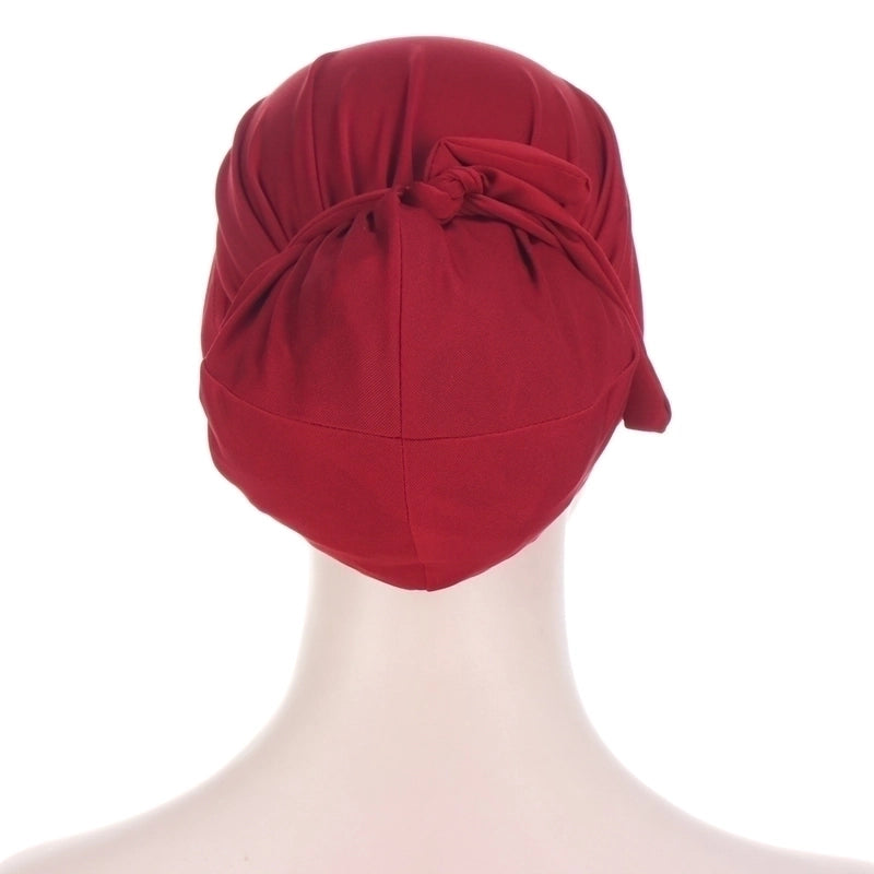Women's Minimalist Solid Color Eaveless Beanie Hat