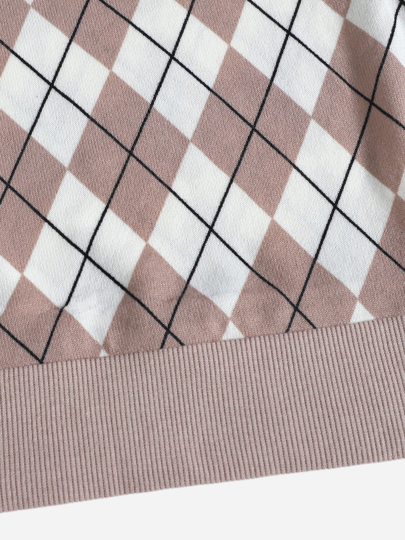 Parien Qutie Argyle Pattern Tank Top