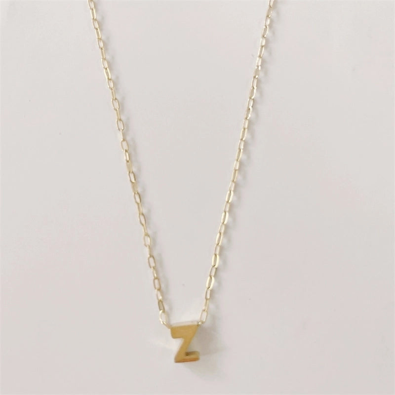 Casual Classic Style Streetwear Letter 304 Stainless Steel Plating Pendant Necklace