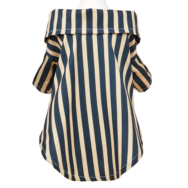 Polyester Stripe Pet Clothing
