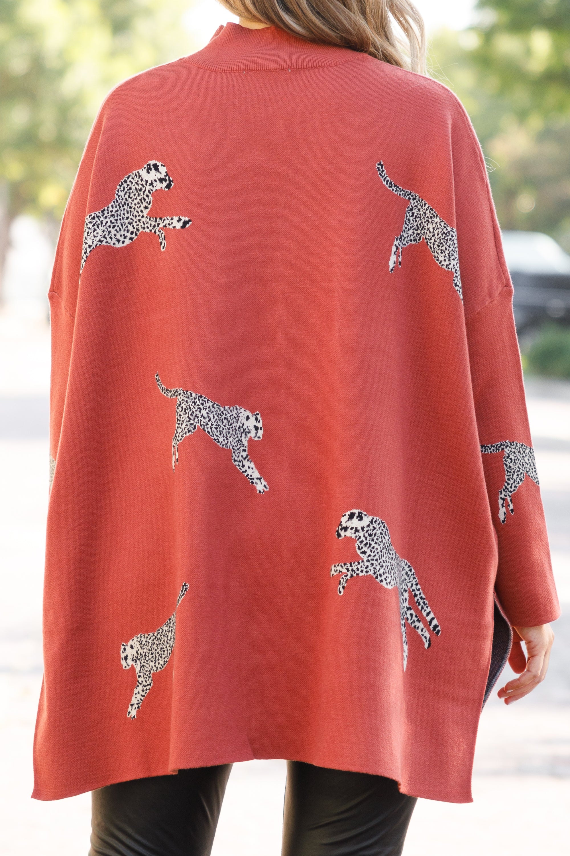 Mother Of The Jungle Sweater. Rust