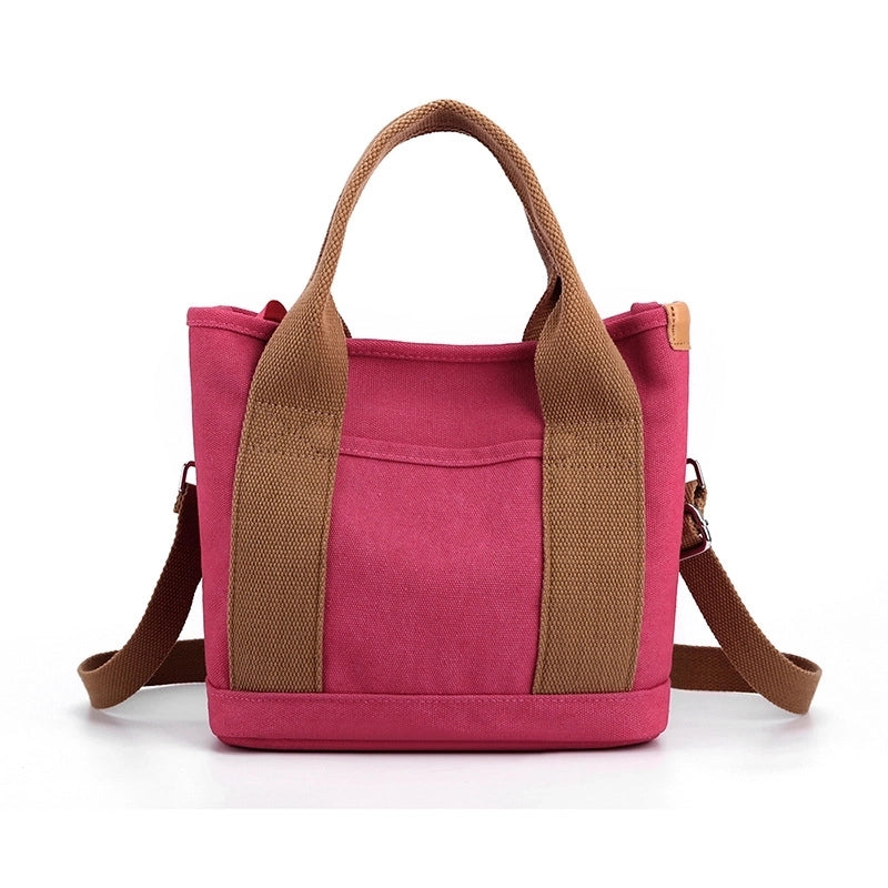Women's Medium All Seasons Canvas Vintage Style Handbag Tote Bag