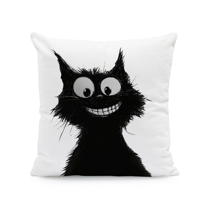 Cute Cat Super Soft Pillow Cases Couch & Sofa Decor