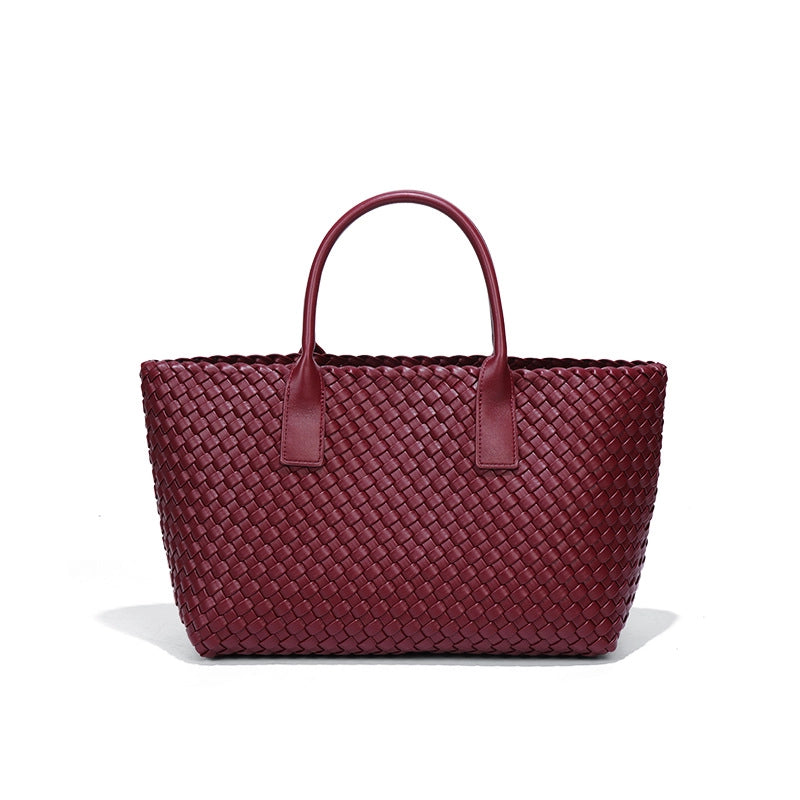 Women's Woven Bag Summer New Light Luxury Large Capacity Vegetable Basket Bag Fashion Casual Versatile High Quality Handbag For Women