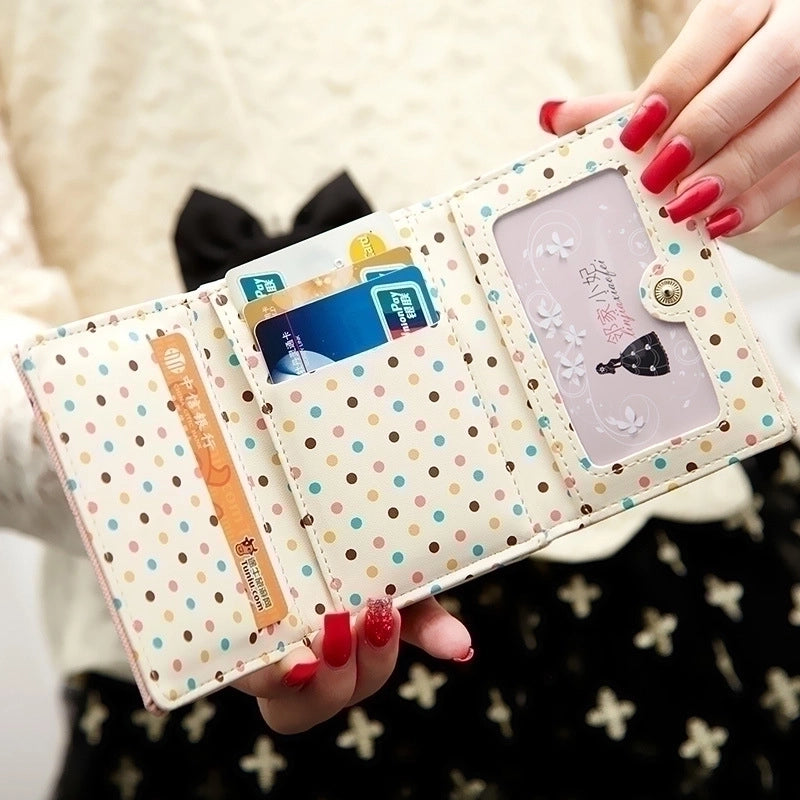 Women's Cartoon Pu Leather Hidden Buckle Wallets