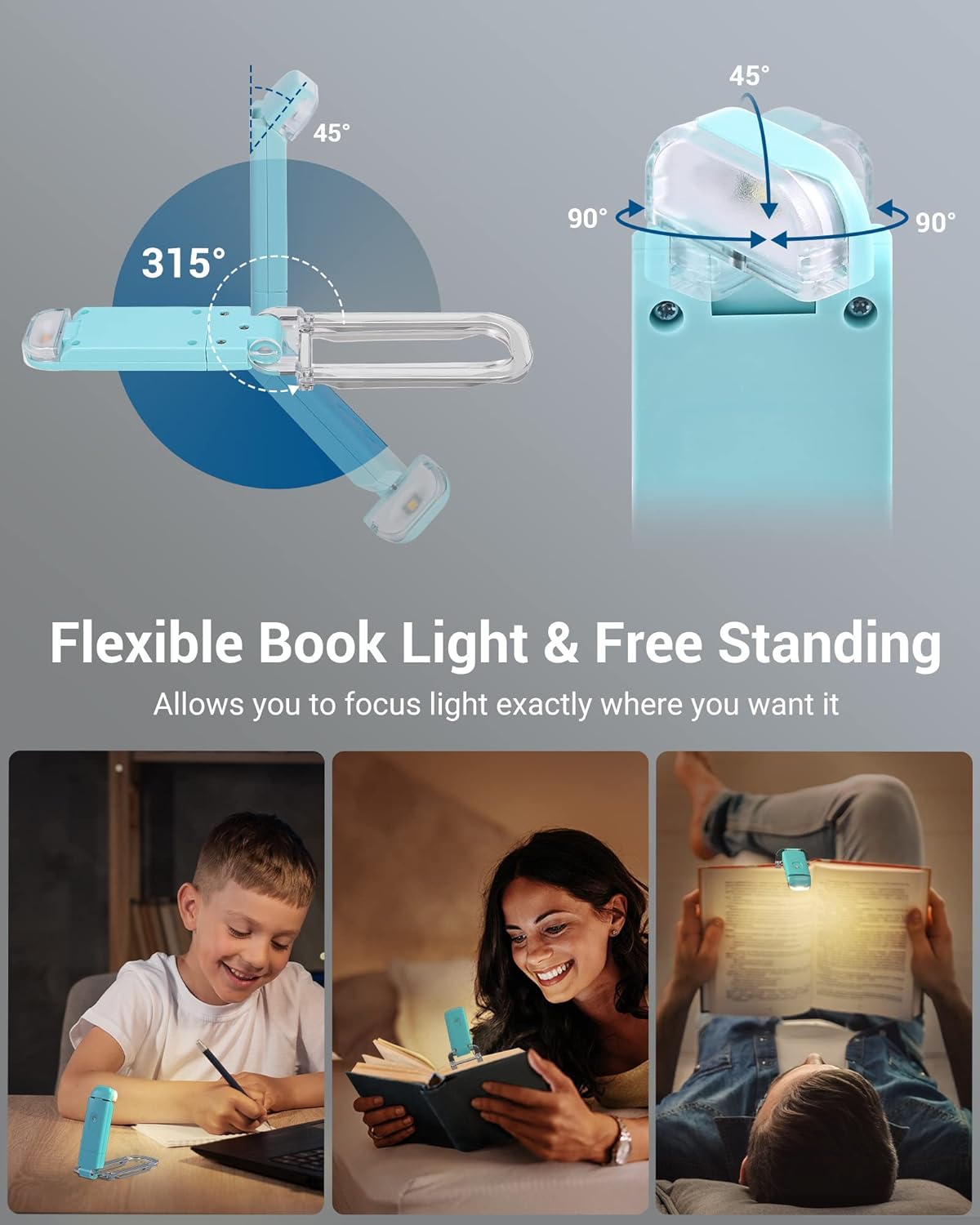 Rechargeable Book Light