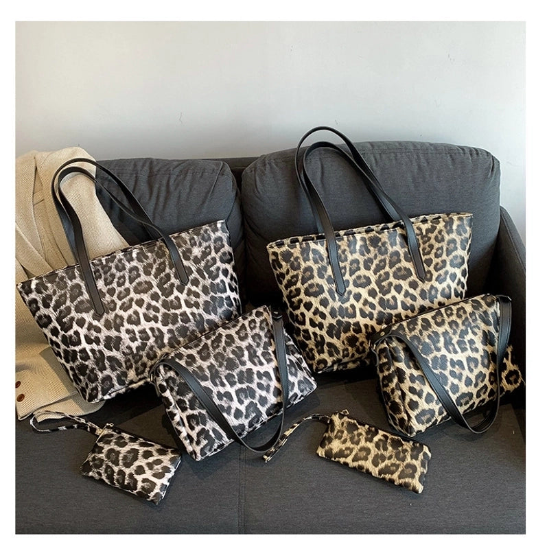 Simple Fashion Trendy Large Capacity Tote Bag Autumn New Simple Casual Shoulder Bag Retro Commuter Bag