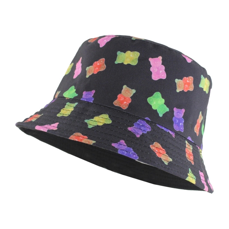 New Double-sided Basin Hat Summer Sun Protection Outdoor Basin Hat Men And Women Personalized Printed Fashion Hat