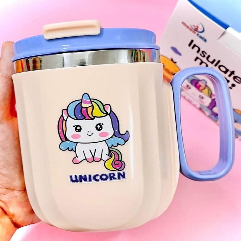 KIDS Insulated Vacuum Coffee Cup 400 ML Kids Cartoon Insulated Mug