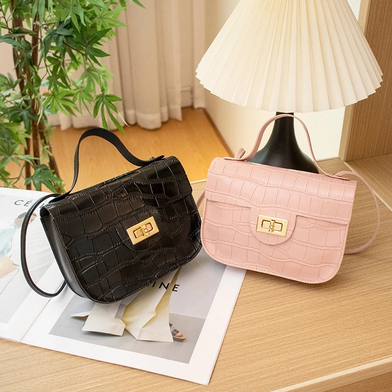 Women's Small All Seasons Pu Leather Fashion Square Bag
