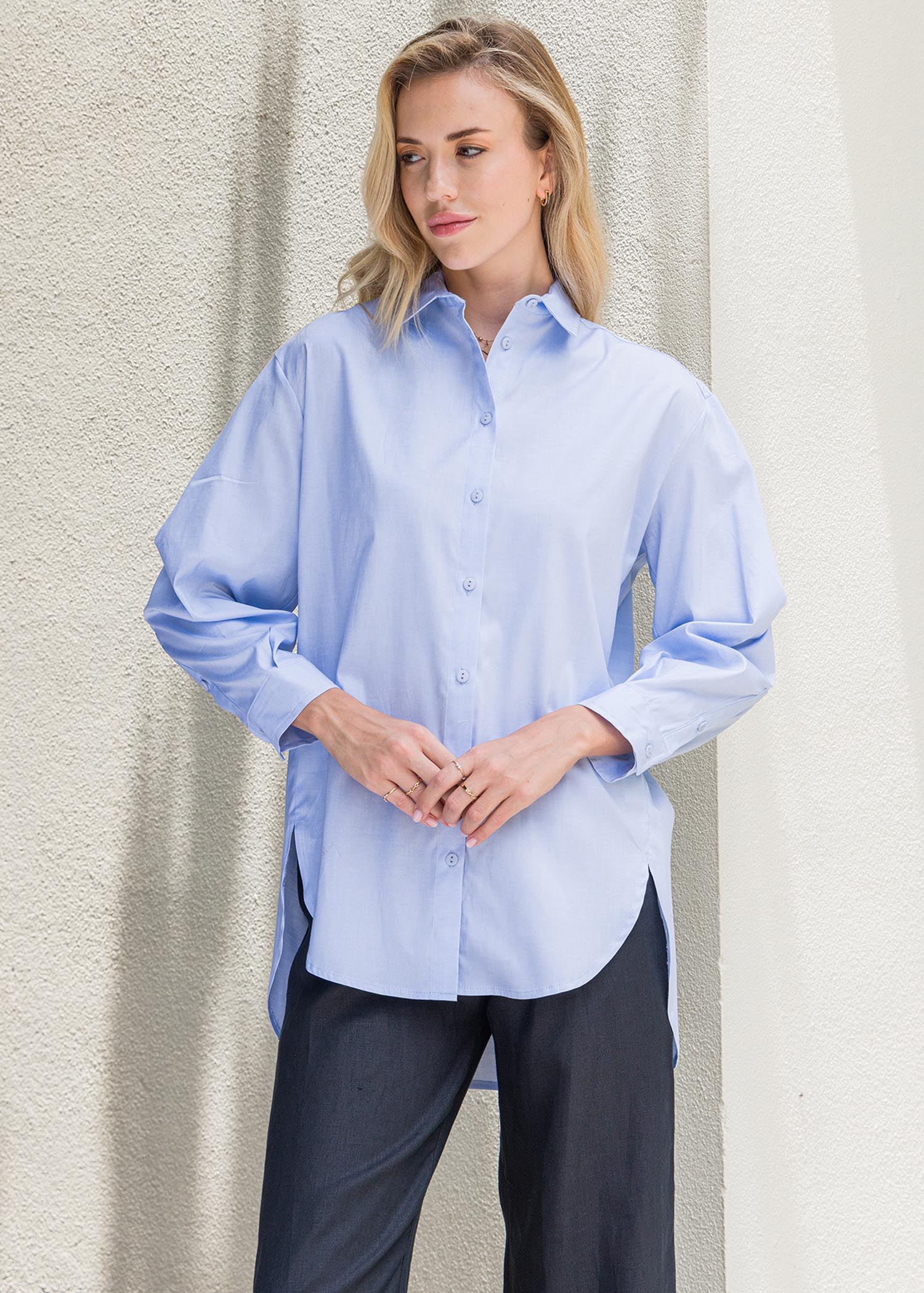 Over Sized Button Down Shirt