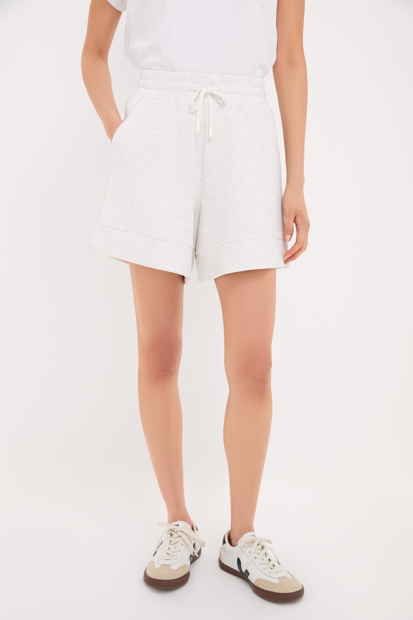 Ivory Marl Alder High Rise Short