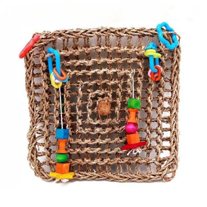 Braid Rope Net Bird Toy