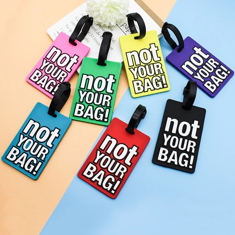 PVC Letter Luggage Tag